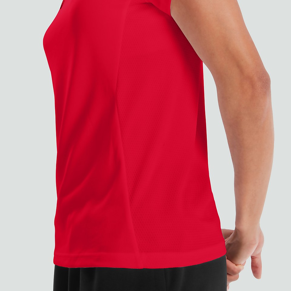 WOMENS CLUB DRY TEE RED