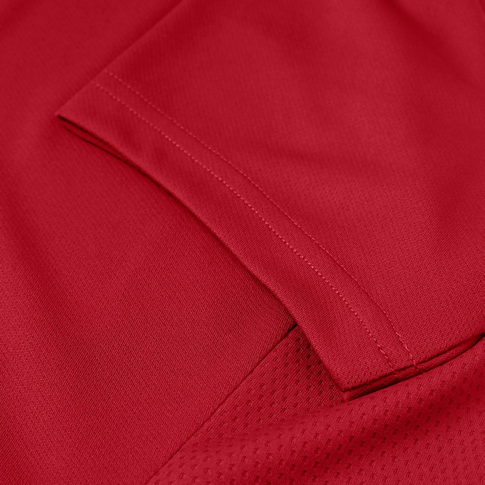 JUNIOR UNISEX CLUB DRY POLO SHIRT RED