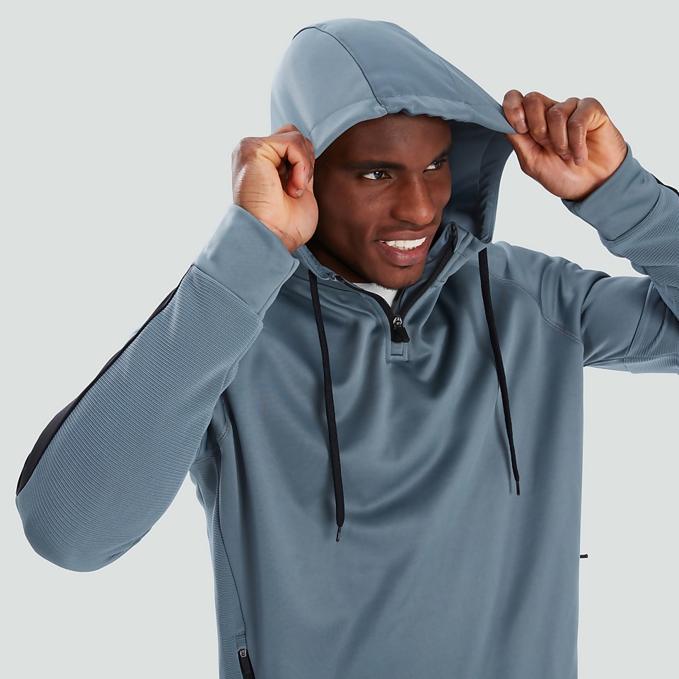 MENS TRAINING HOODY GREY