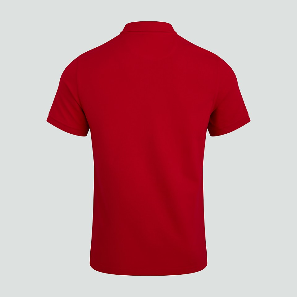 WOMENS WAIMAK POLO SHIRT RED