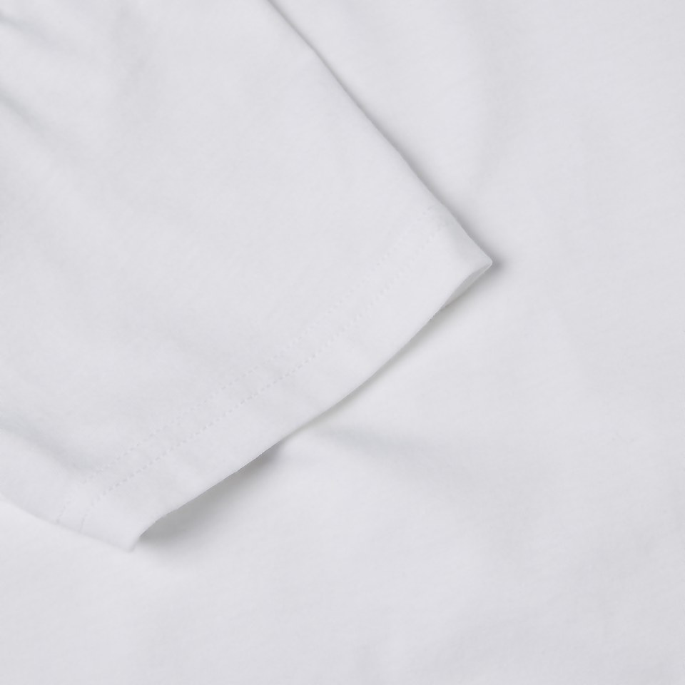 JUNIOR UNISEX CLUB PLAIN TEE WHITE
