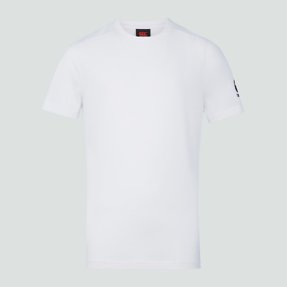 JUNIOR UNISEX CLUB PLAIN TEE WHITE
