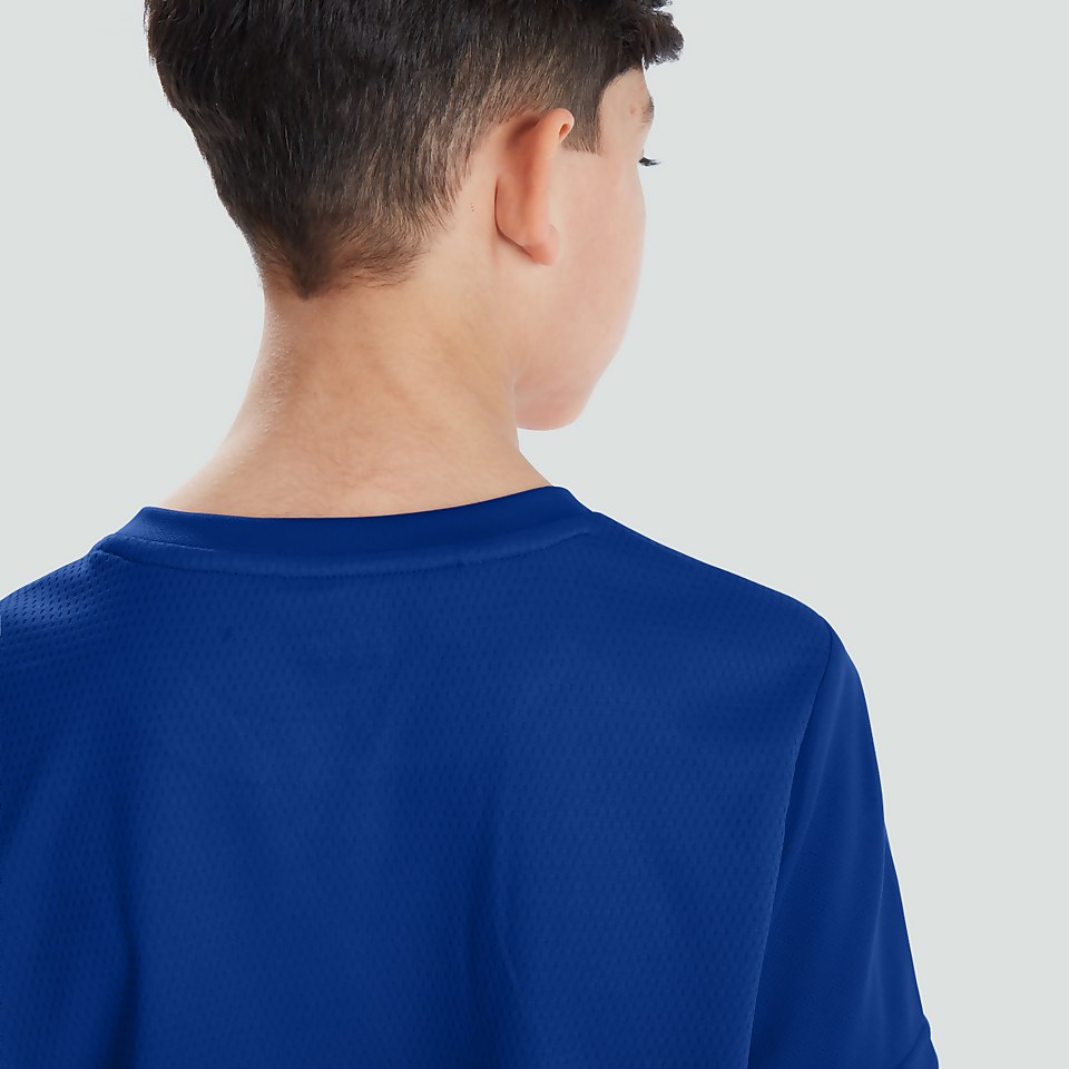 JUNIOR UNISEX CLUB DRY TEE BLUE