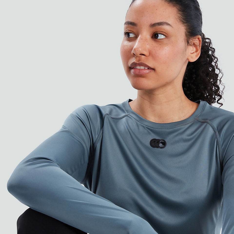 WOMENS VAPODRI SUPER LIGHT LONG SLEEVED TEE GREY