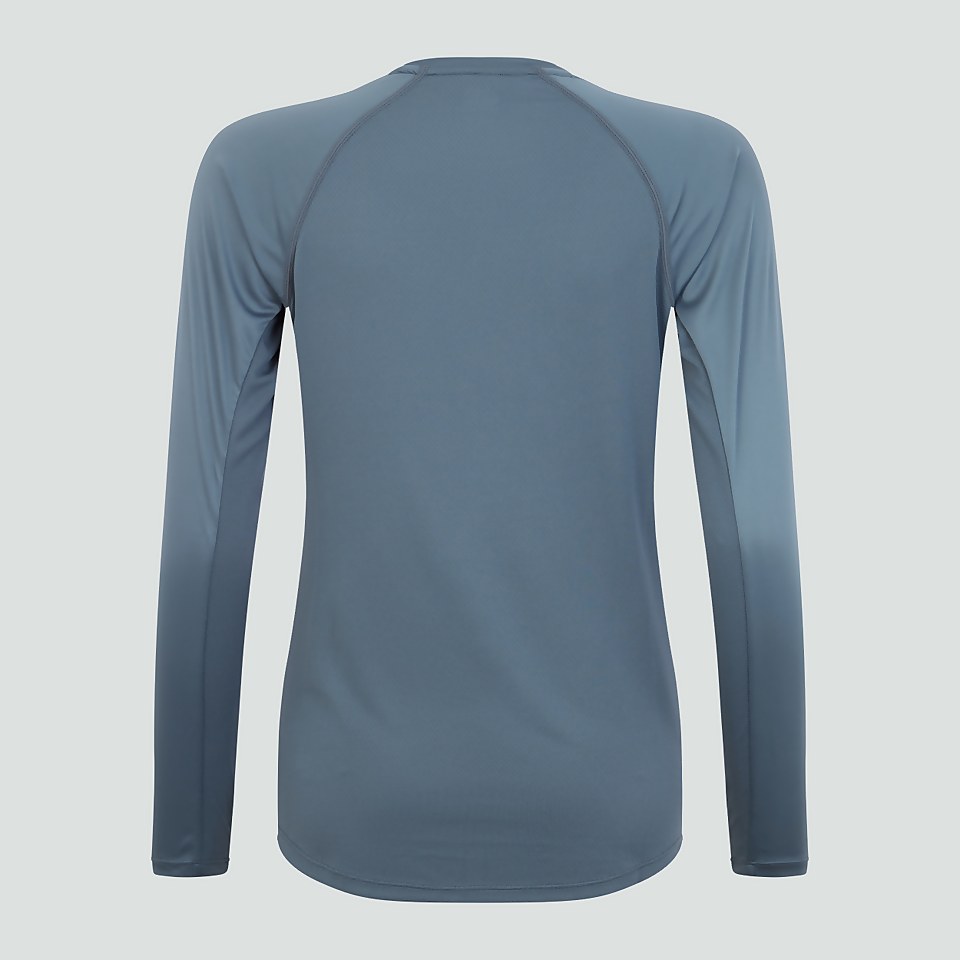 WOMENS VAPODRI SUPER LIGHT LONG SLEEVED TEE GREY