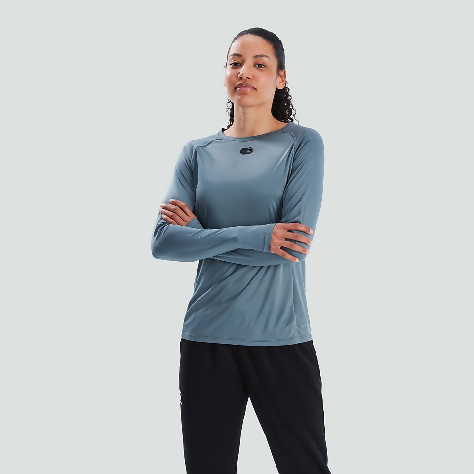 WOMENS VAPODRI SUPER LIGHT LONG SLEEVED TEE GREY