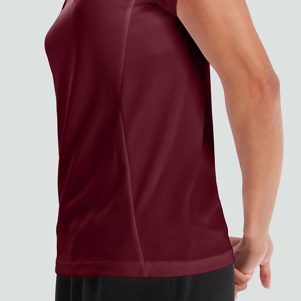 WOMENS CLUB DRY TEE MAROON