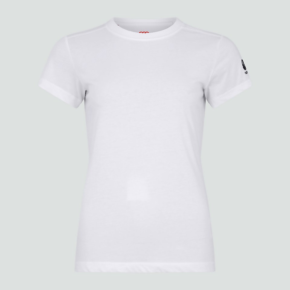 WOMENS CLUB PLAIN TEE WHITE