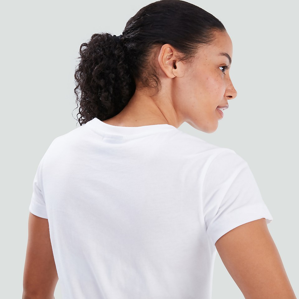 WOMENS CLUB PLAIN TEE WHITE