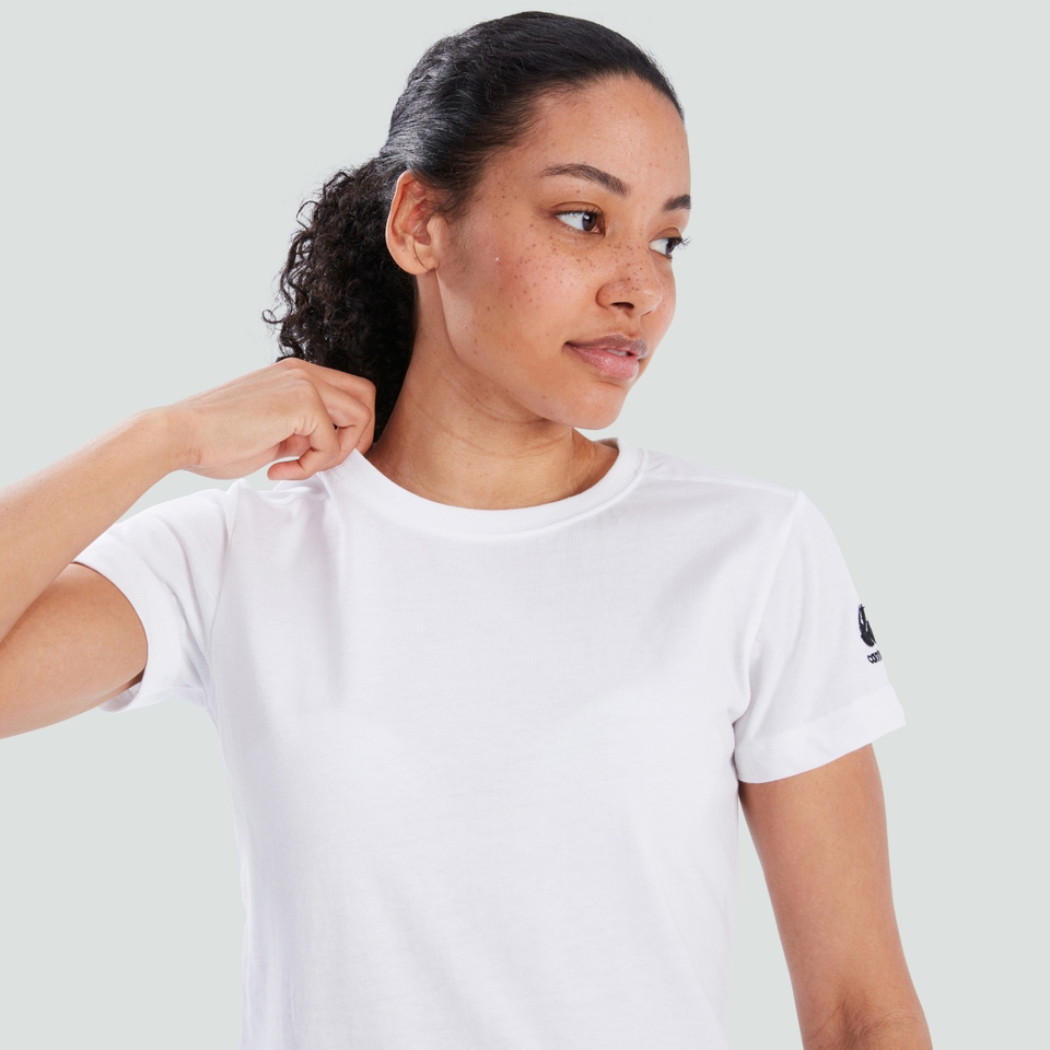 CANTERBURY CLUB PLAIN TEE AF WHITE