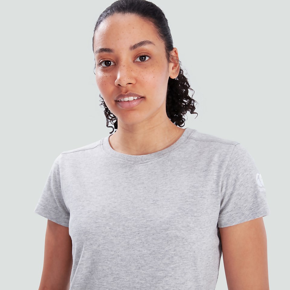WOMENS CLUB PLAIN TEE GREY