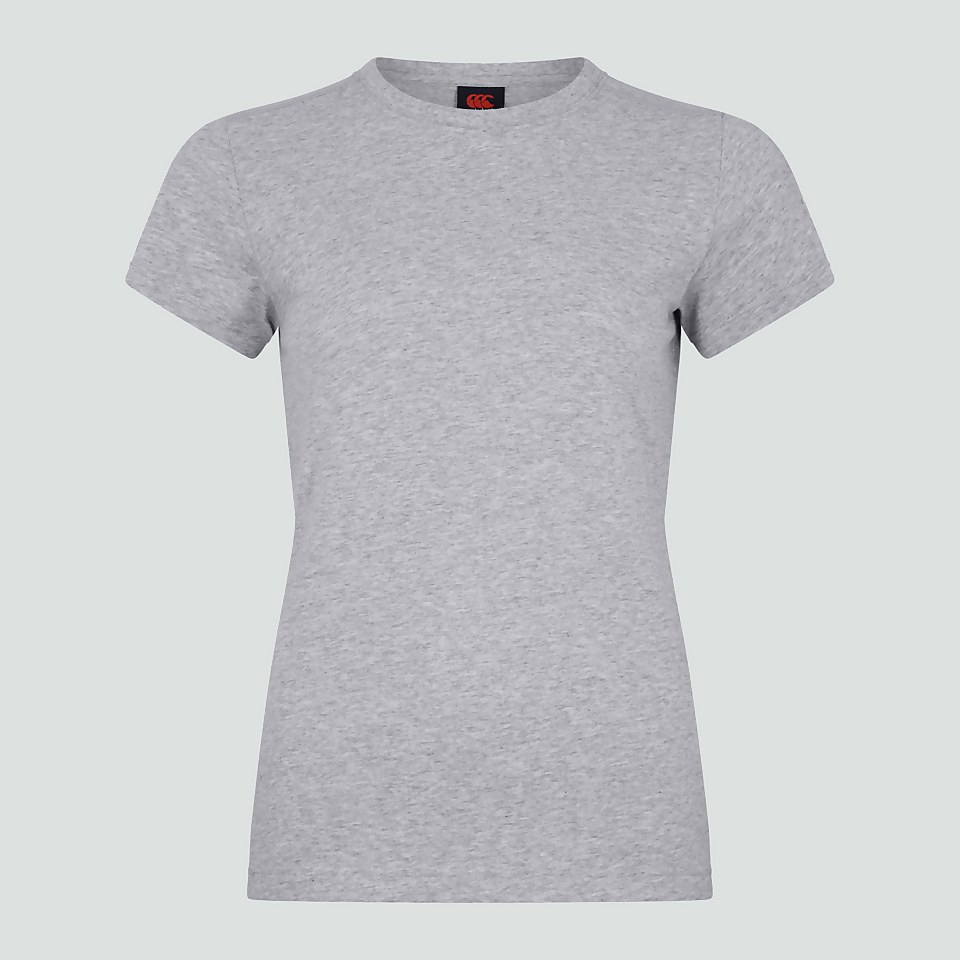 WOMENS CLUB PLAIN TEE GREY