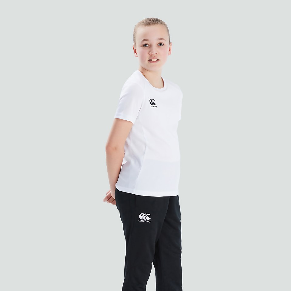 JUNIOR UNISEX CLUB DRY TEE WHITE