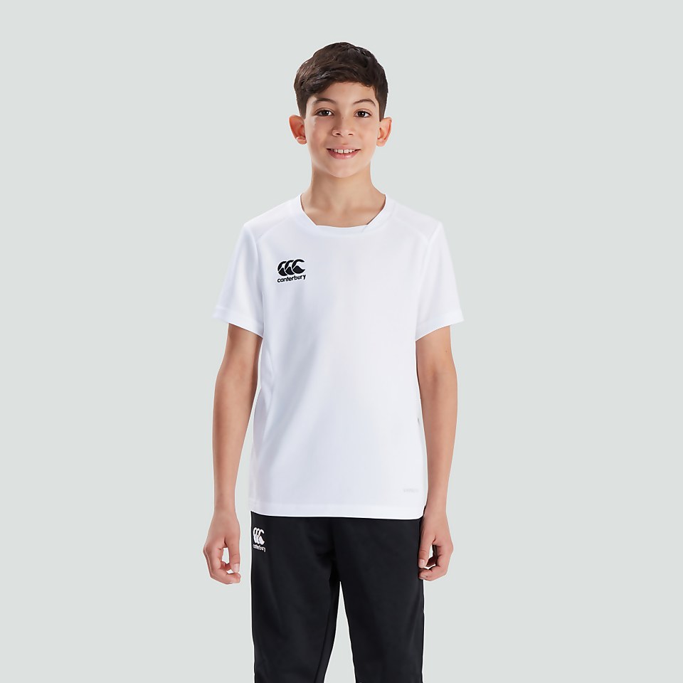 JUNIOR UNISEX CLUB DRY TEE WHITE
