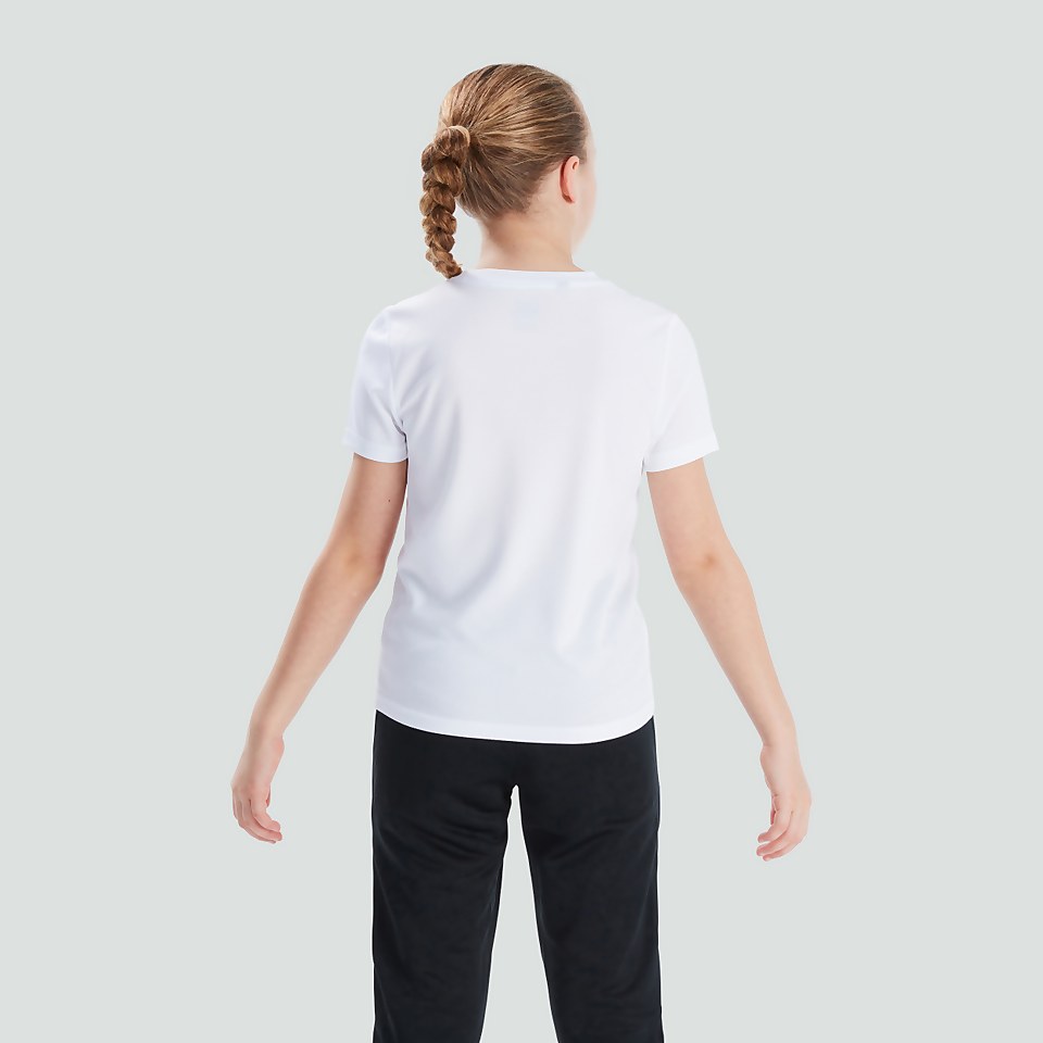 JUNIOR UNISEX CLUB DRY TEE WHITE