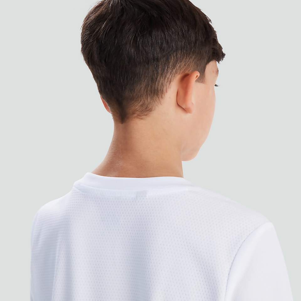 JUNIOR UNISEX CLUB DRY TEE WHITE