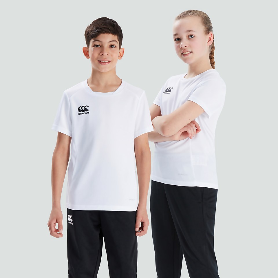 JUNIOR UNISEX CLUB DRY TEE WHITE