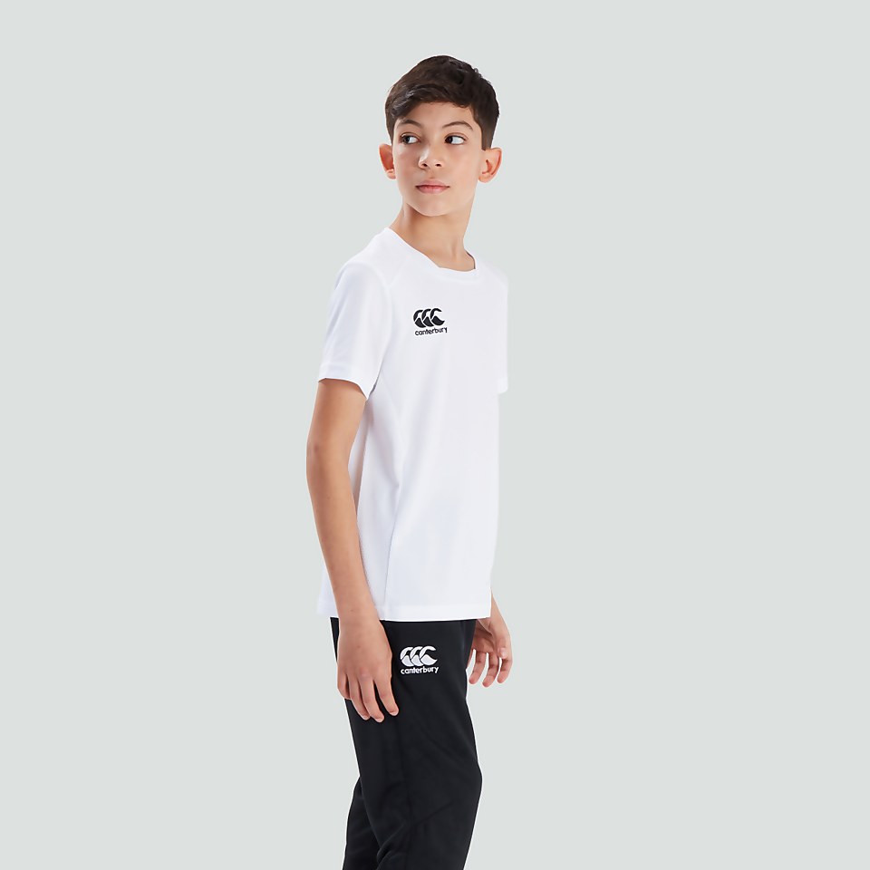 JUNIOR UNISEX CLUB DRY TEE WHITE