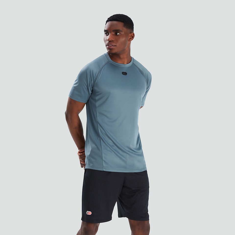 MENS VAPODRI SUPER LIGHT TEE GREY