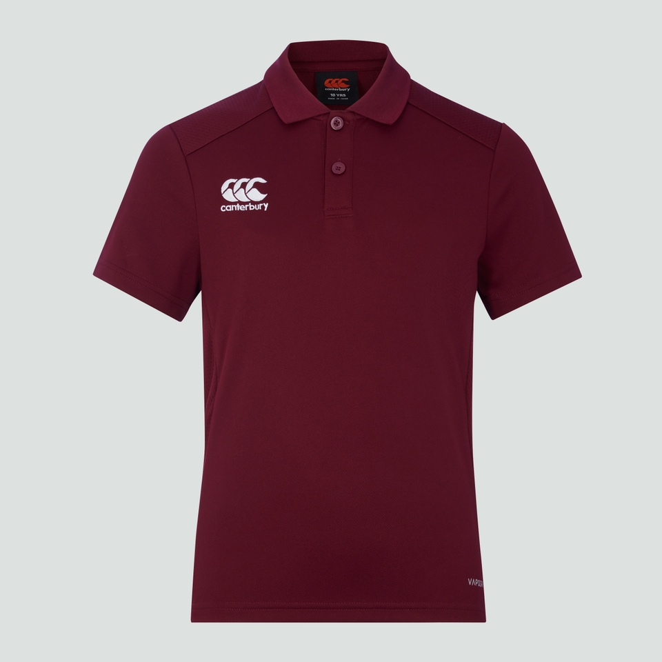 CANTERBURY CLUB DRY POLO JM MAROON