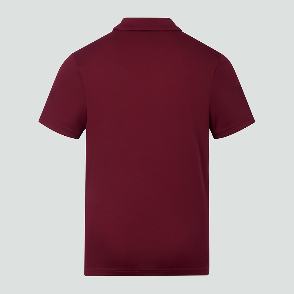 JUNIOR UNISEX CLUB DRY POLO SHIRT MAROON