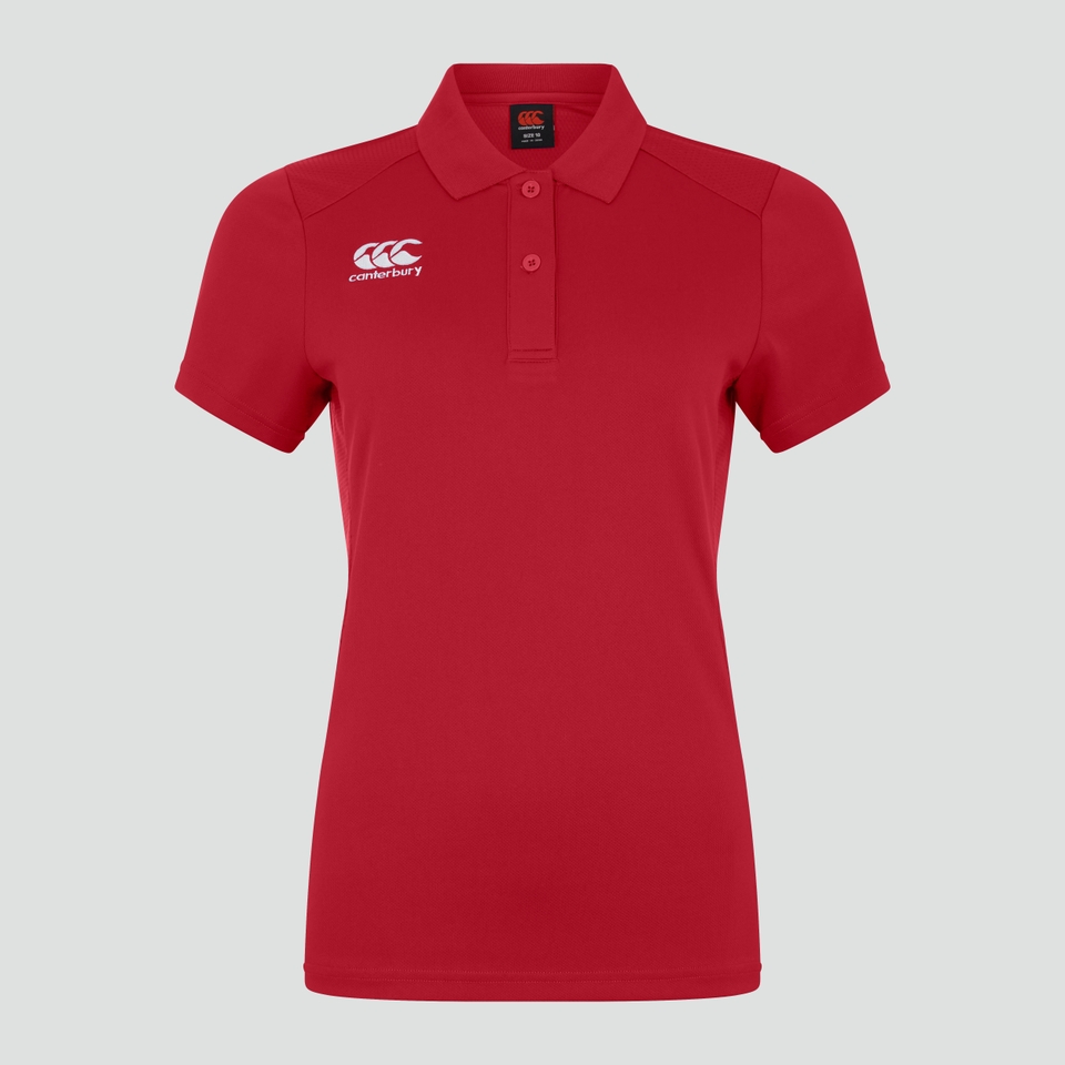 CANTERBURY CLUB DRY POLO AF FLAG RED