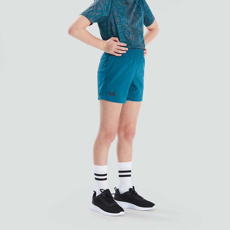 JUNIOR UNISEX WOVEN SHORT BLUE