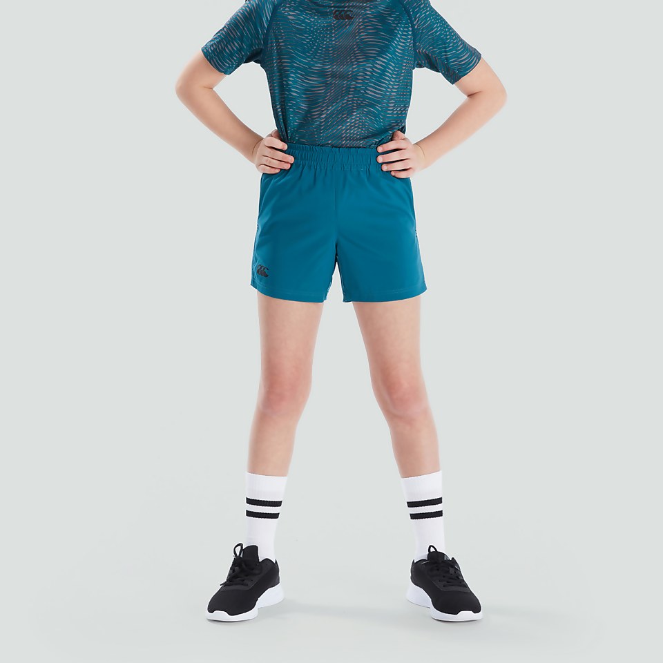 JUNIOR UNISEX WOVEN SHORT BLUE