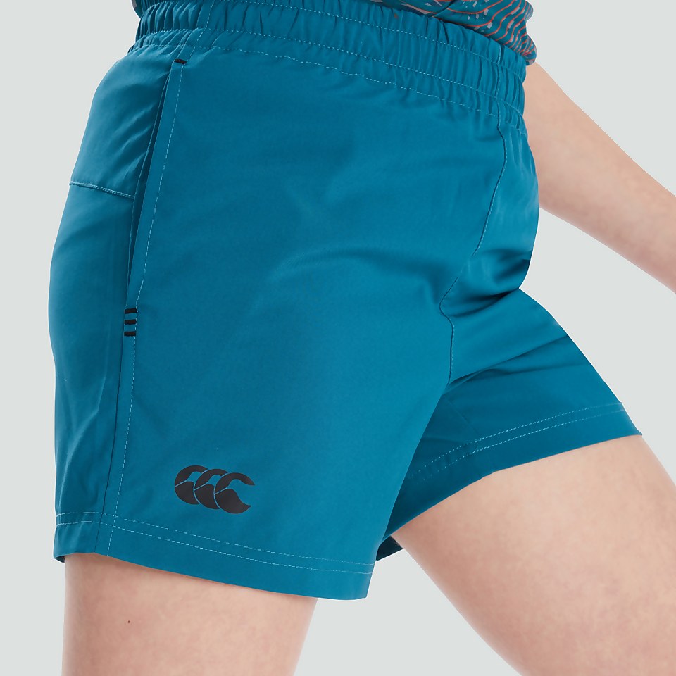 JUNIOR UNISEX WOVEN SHORT BLUE