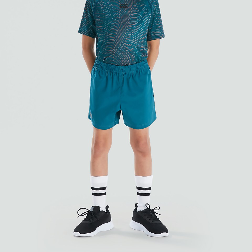 JUNIOR UNISEX WOVEN SHORT BLUE