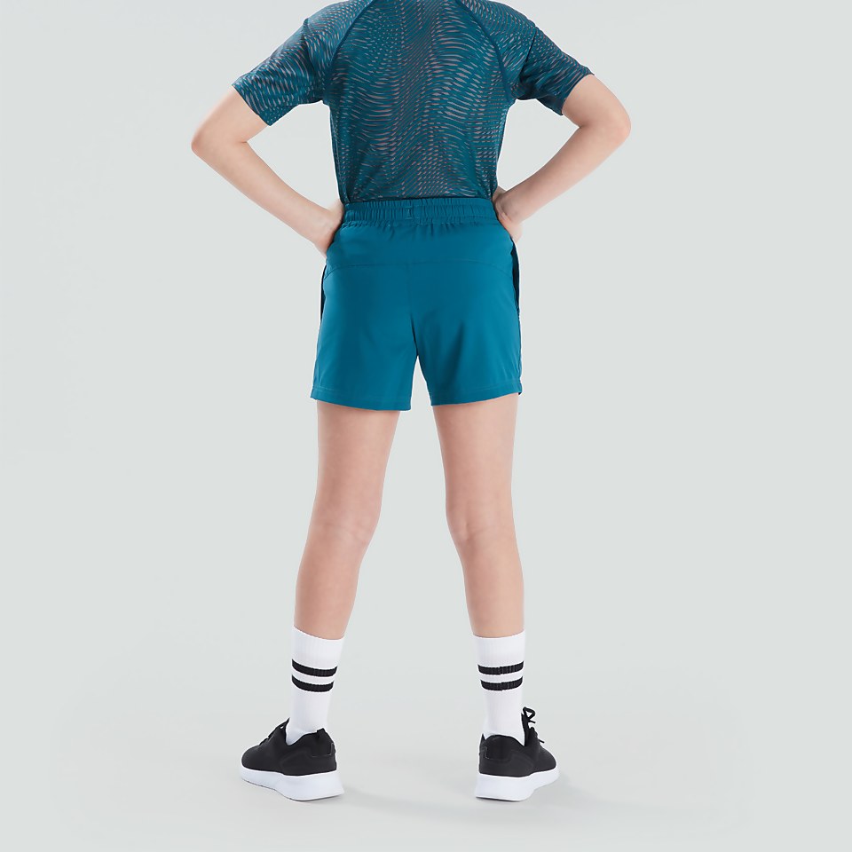 JUNIOR UNISEX WOVEN SHORT BLUE