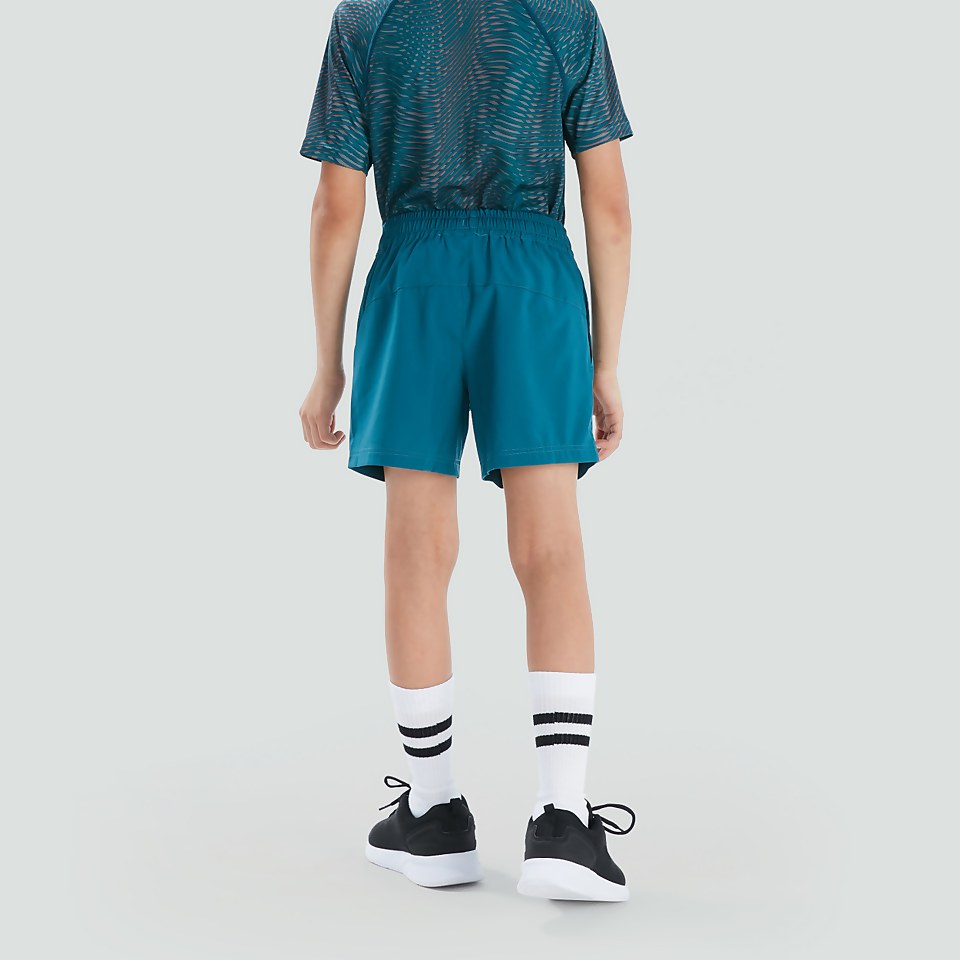 JUNIOR UNISEX WOVEN SHORT BLUE