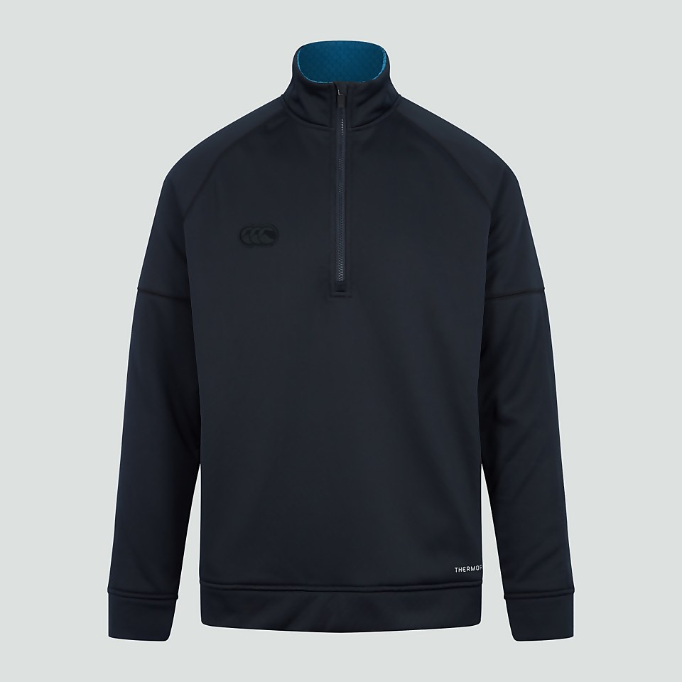 MENS 1/2 ZIP THERMOREG FLEECE BLACK