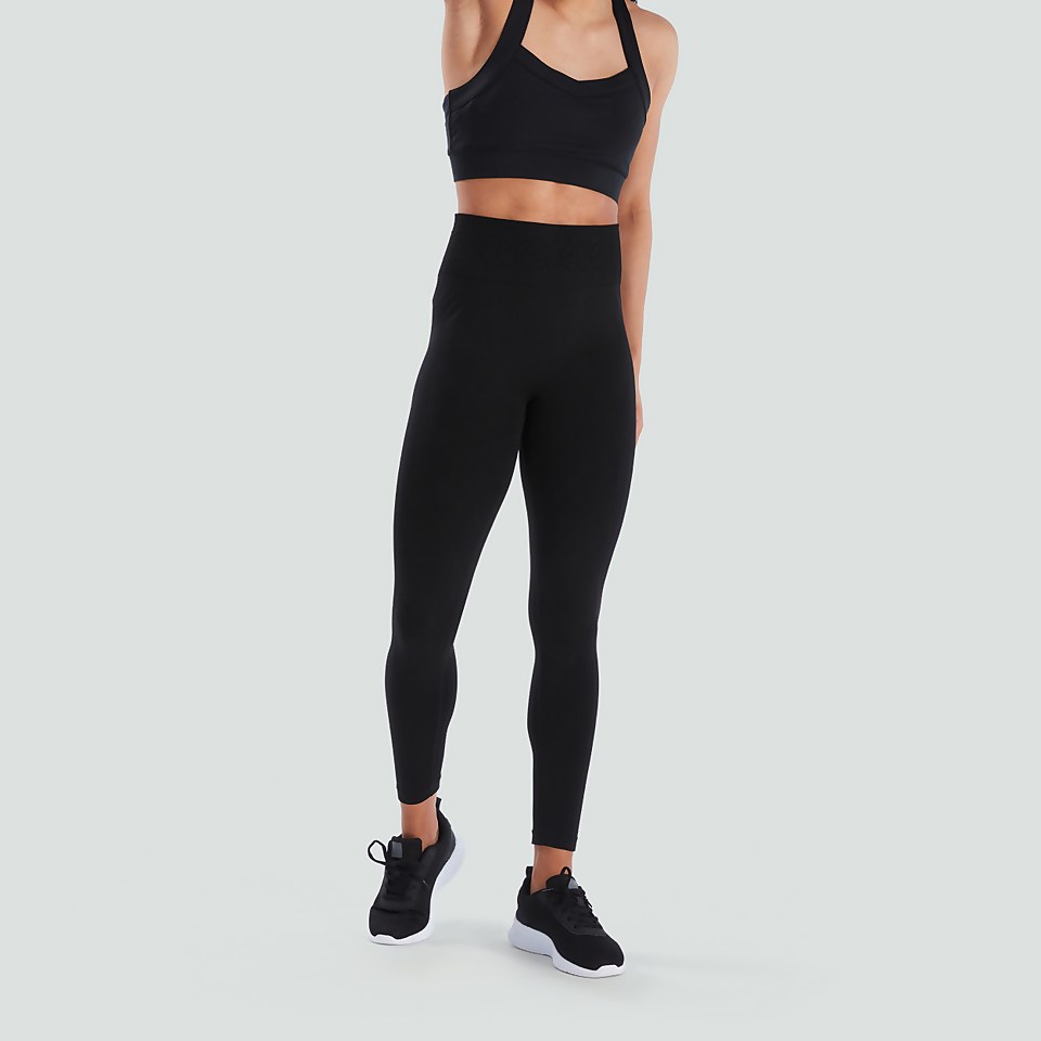 WOMENS SEAMLESS LEGGING BLACK | Canterbury