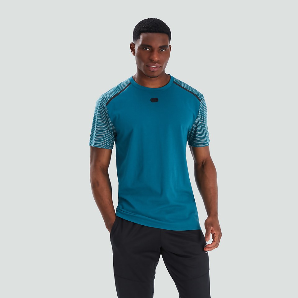 MENS GRAPHIC TRAINING TEE BLUE