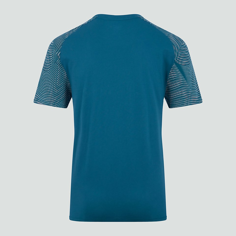 MENS GRAPHIC TRAINING TEE BLUE