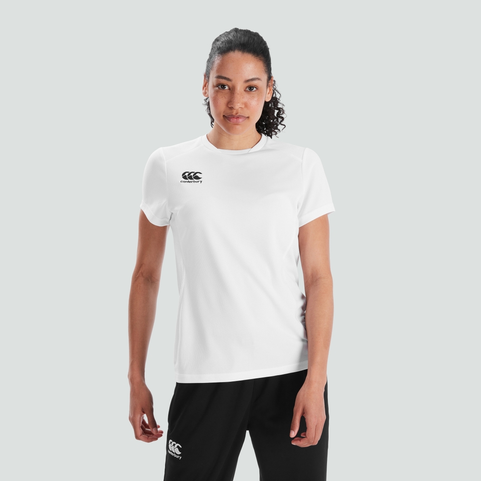 CANTERBURY CLUB DRY TEE AF WHITE