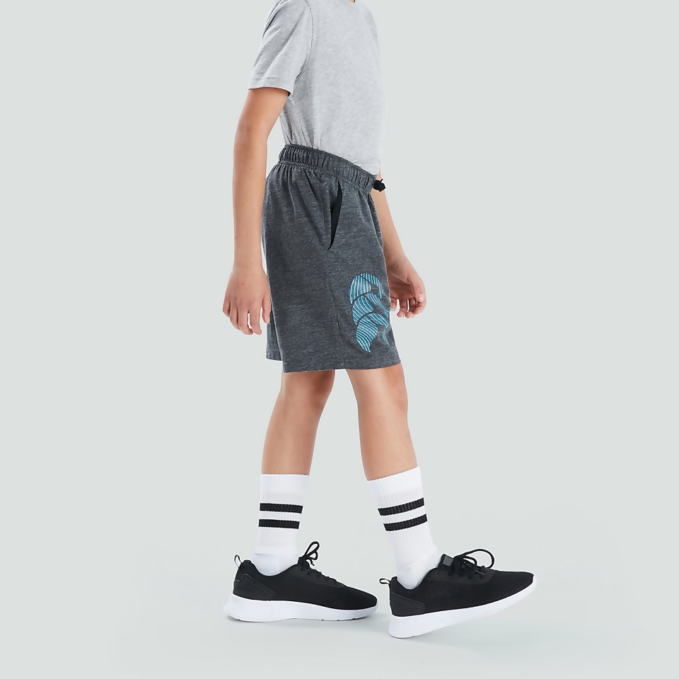 JUNIOR UNISEX COTTON SHORT GREY