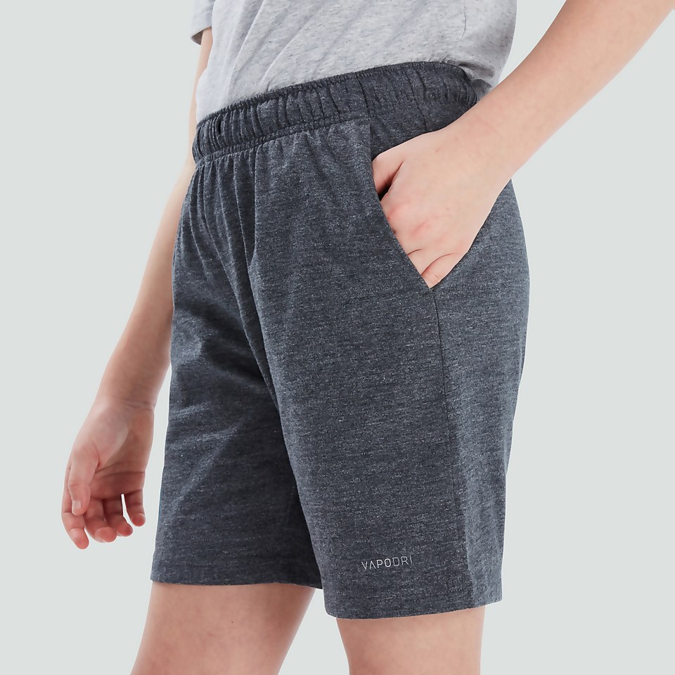 JUNIOR UNISEX COTTON SHORT GREY