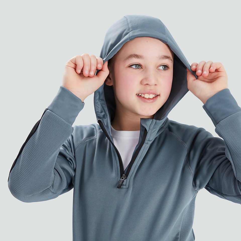 JUNIOR UNISEX TRAINING HOODY GREY