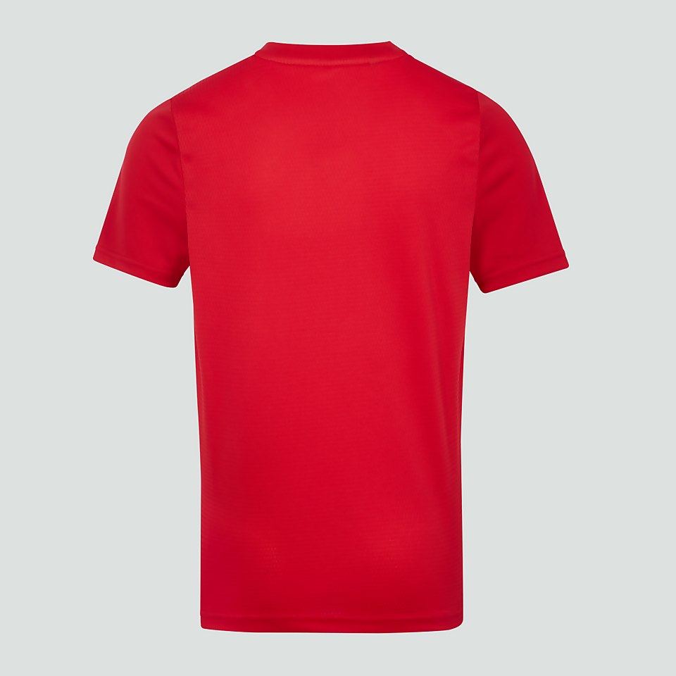 JUNIOR UNISEX CLUB DRY TEE RED