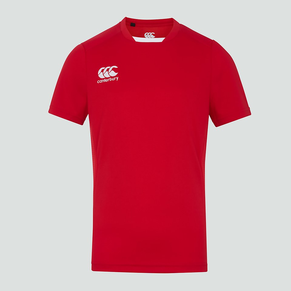 JUNIOR UNISEX CLUB DRY TEE RED
