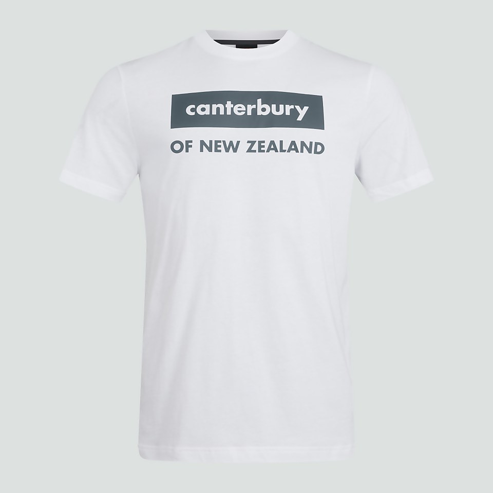 JUNIOR UNISEX LOGO TEE WHITE