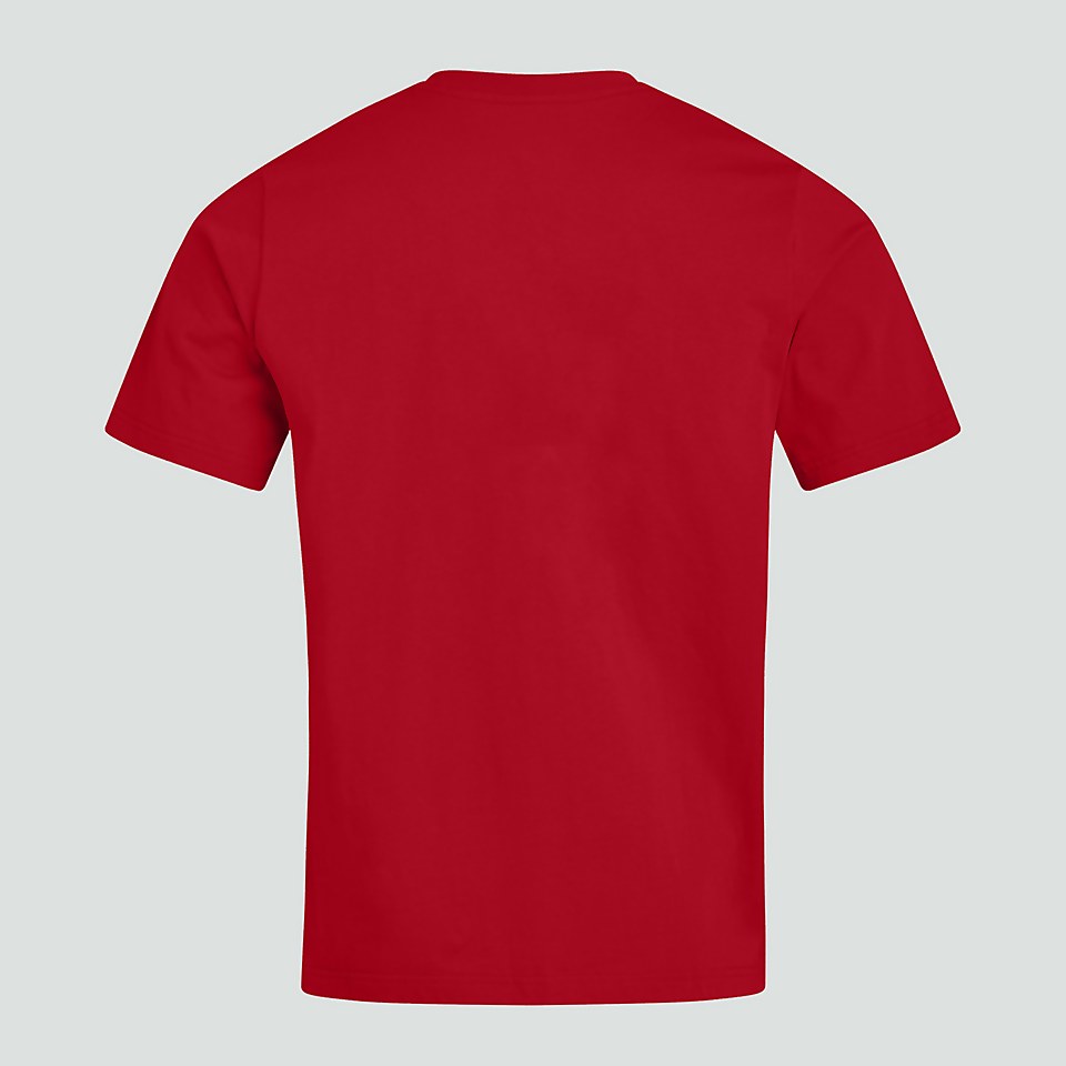 JUNIOR UNISEX CLUB PLAIN TEE RED