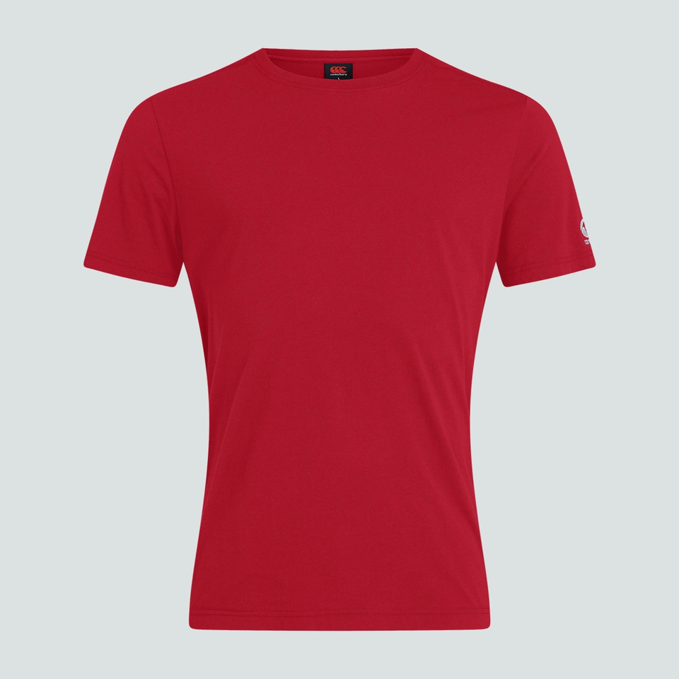 CANTERBURY CLUB PLAIN TEE JM RED