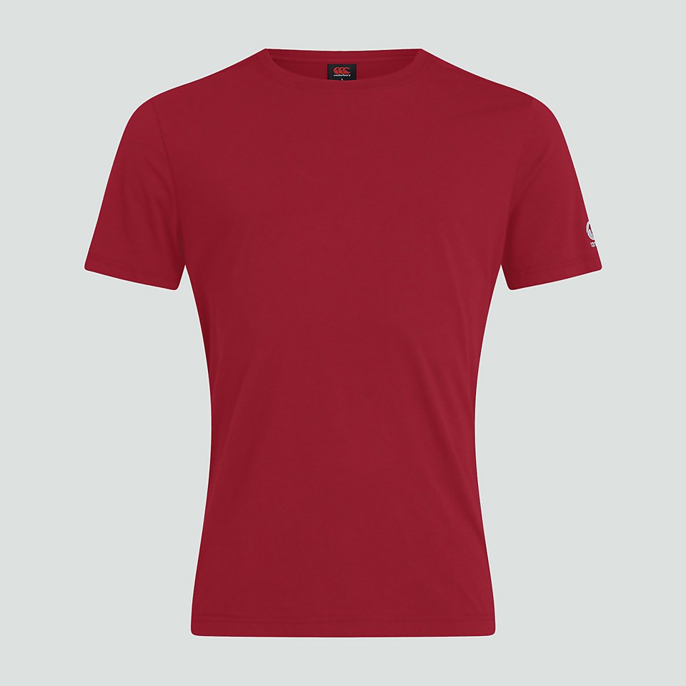 JUNIOR UNISEX CLUB PLAIN TEE RED