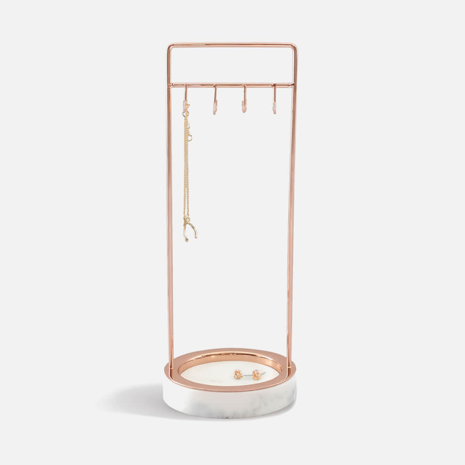 Stackers Marble 8 Hook Jewellery Stand