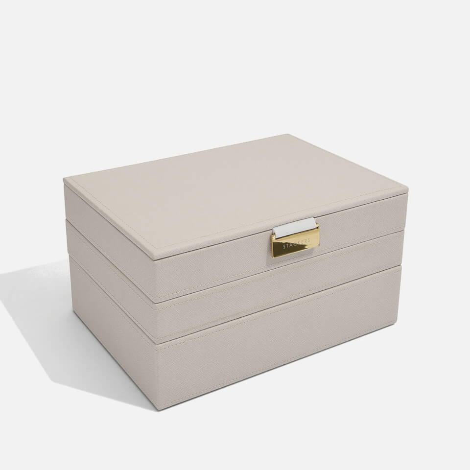 Stackers Classic 3 Set Jewellery Box - Taupe