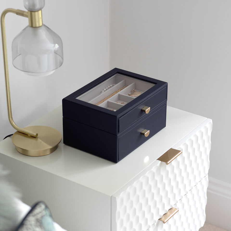 Stackers Classic 2 Set Jewellery Drawers - Navy