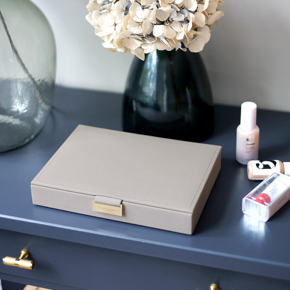 Stackers Classic Jewellery Box + Lid - Taupe